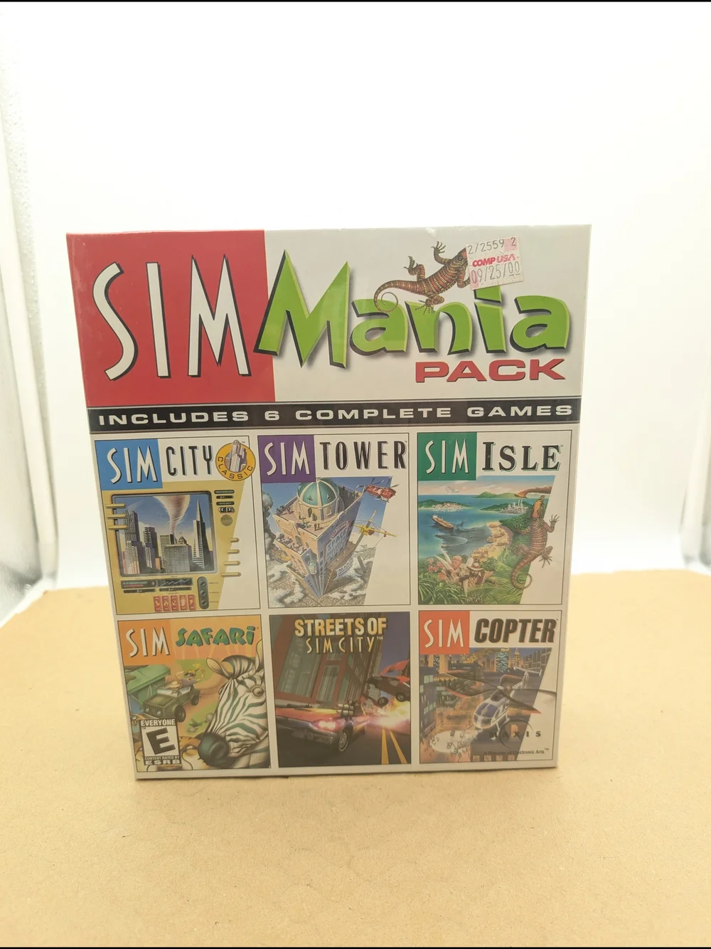 Vintage Sim Mania Pack 6 Full Games (Windows PC CD, 2000) Brand New Sealed NIB